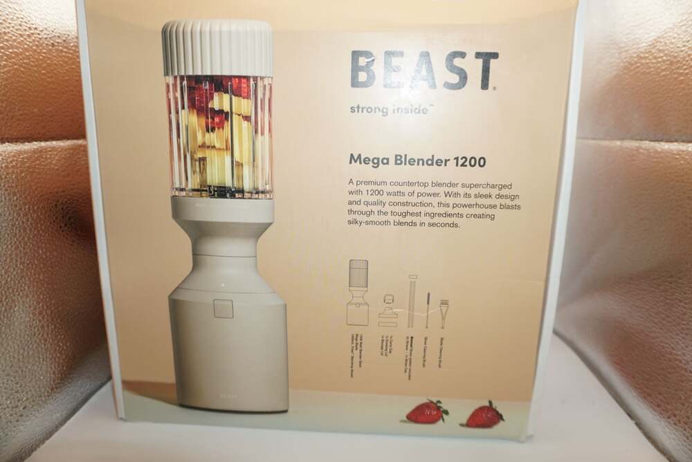 Beast Mega Blender 1200 Watt Countertop Blender - Sand